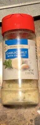 GARLIC SALT WITH PARSLEY, PARSLEY
