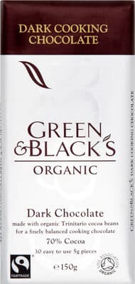 GREEN & BLACK'S ORGANIC CHOCOLATE BAR DARK CHOCOLATE 150 GR