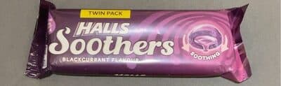 HALLS SOOTHERS CANDY BLACK CURRANT