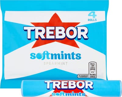TREBOR SOFTMINTS SOFTMINTS SPEARMINT