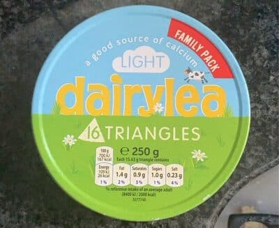 DAIRYLEA PROCESSED CHEESE-PORTIONS LIGHT 250.000 GR