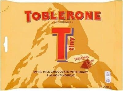 TOBLERONE TINY CHOCOLATE PIECES MILK 200 GR