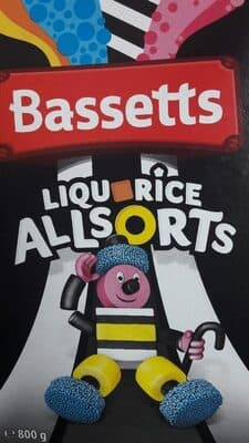 BASSETTS ALLSORTS CANDY LICORICE ALLSORTS