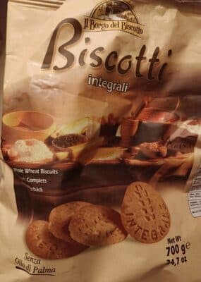 IL BORGO DEL BISCOTTO, BISCOTTI INTEGRALI