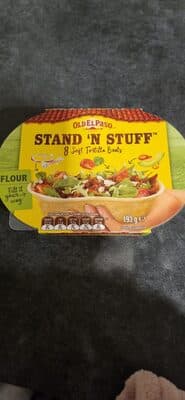 Old El Paso Stand 'N Stuff 8 Soft Tortillas Boats 193g