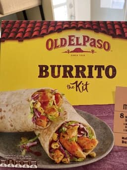 Product image of Old El Paso Burrito Kit Beans & Chili 485g