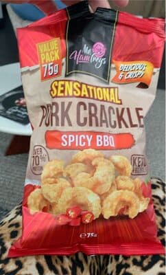 Mr Hamfreys Oven Roasted Pork Crackle Spicy BBQ 75g