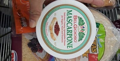 MASCARPONE DELICIOUS, CREAMY, SPREADABLE CHEESE FOR BAGELS, TOAST AND TIRAMISU, MASCARPONE