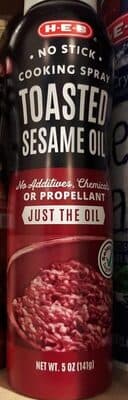 TOASTED SESAME OIL NO STICK COOKING SPRAY, TOASTED SESAME OIL
