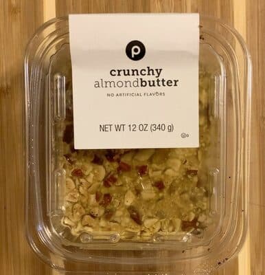 CRUNCHY ALMOND BUTTER, CRUNCHY