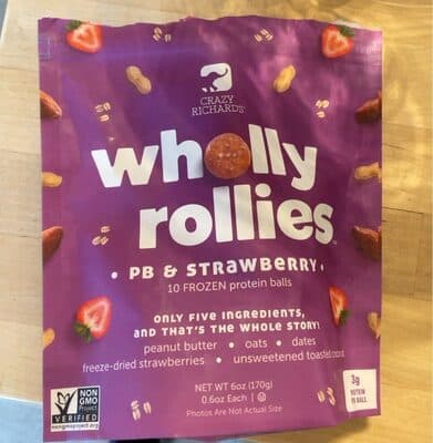 PB & STRAWBERRY PROTEIN BALLS, PB & STRAWBERRY