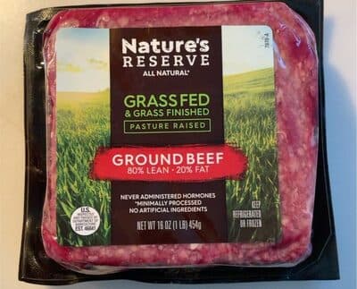 80% LEAN 20% FAT GROUND BEEF