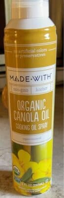 ORGANIC CANOLA OIL COOKING OIL SPRAY