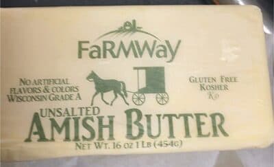 UNSALTED AMISH BUTTER, UNSALTED