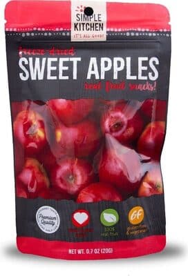 FREEZE-DRIED SWEET APPLES REAL FRUIT SNACKS!, SWEET APPLES