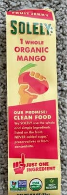 ORGANIC MANGO FRUIT JERKY