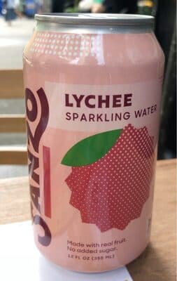 LYCHEE SPARKLING WATER, LYCHEE